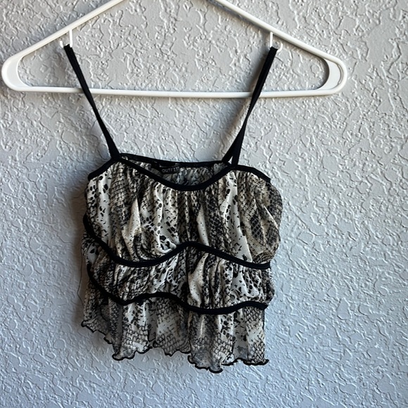 Urban Outfitters Tops - size small UO snakeskin mesh tank top